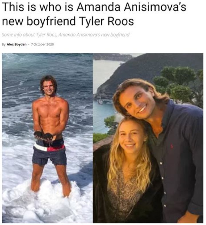 Amanda Anisimova Is Enyoing A Vacation With Her Boyfriend Tyler Roos: Find His Age And Wikipedia