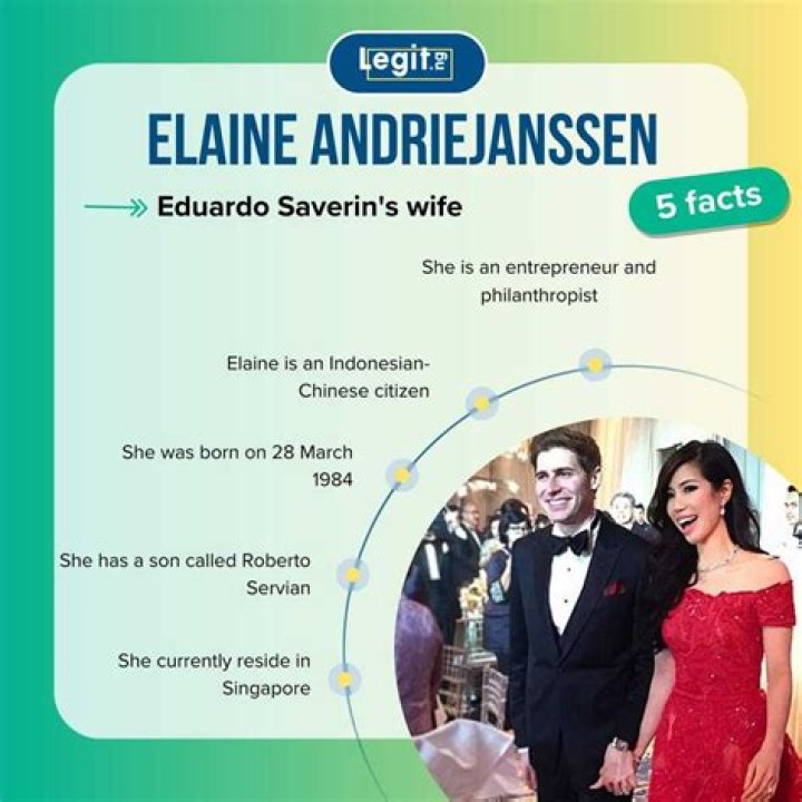 Elaine Andriejanssen Eduardo Saverin Biography , Wife Age, Instagram, Net Worth