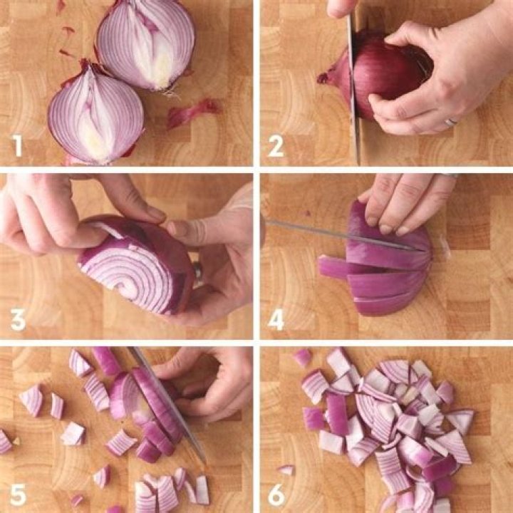 How do you cut an onion