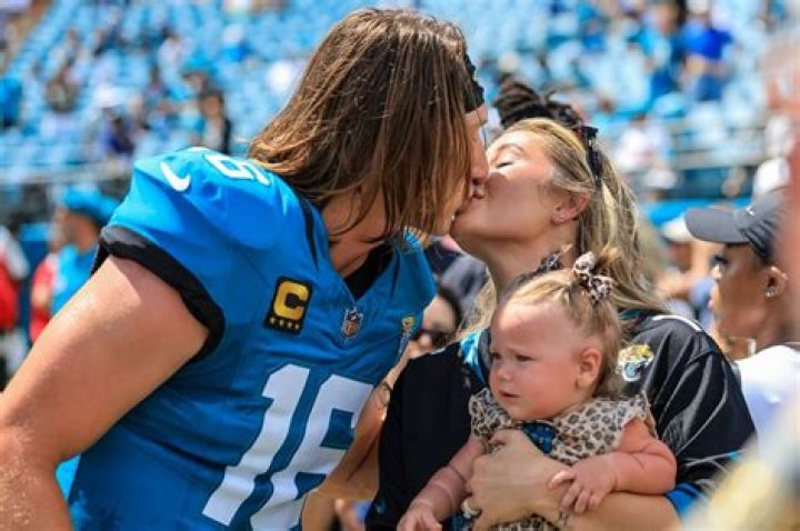 How long did Trevor Lawrence date his wife?
