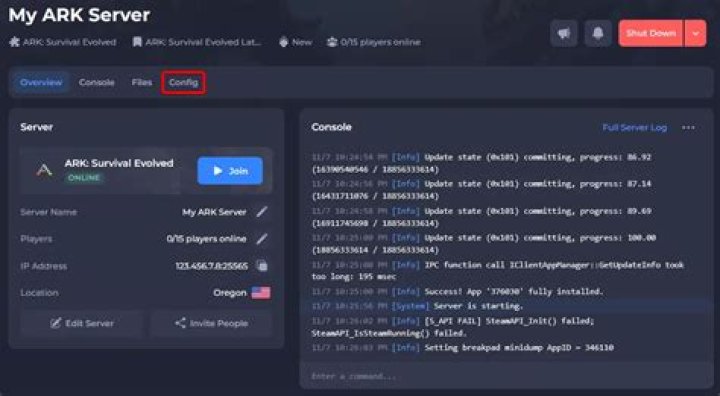 How to make an ark server