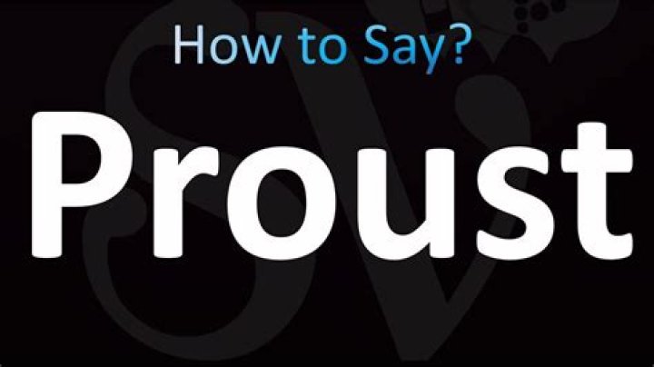 How to pronounce proust