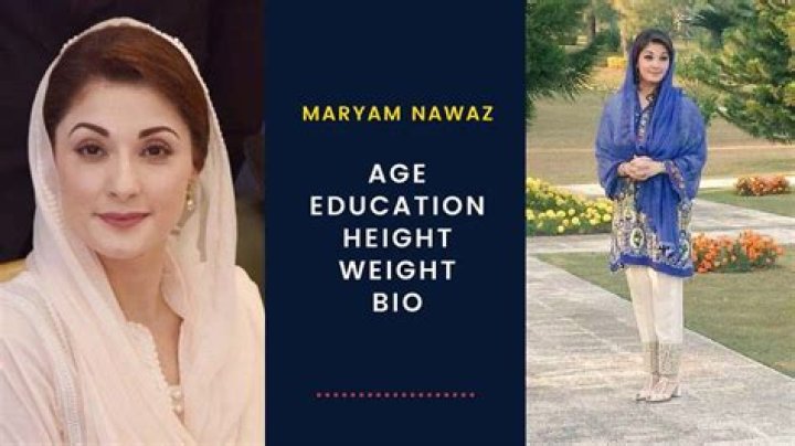 Maryam Nawaz Height, Weight, Net Worth, Age, Birthday, Wikipedia, Who, Nationality, Biography