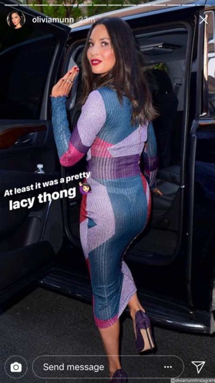 Olivia Munn Laughs Off Wardrobe Malfunction After Flashing Her Thong and Butt in Sheer Dress