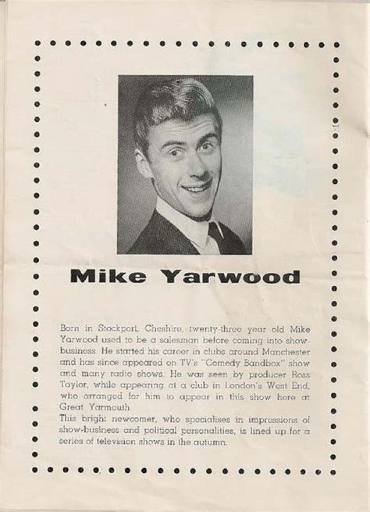 
What was Mike Yarwood famous for? List of his famous impersonations 