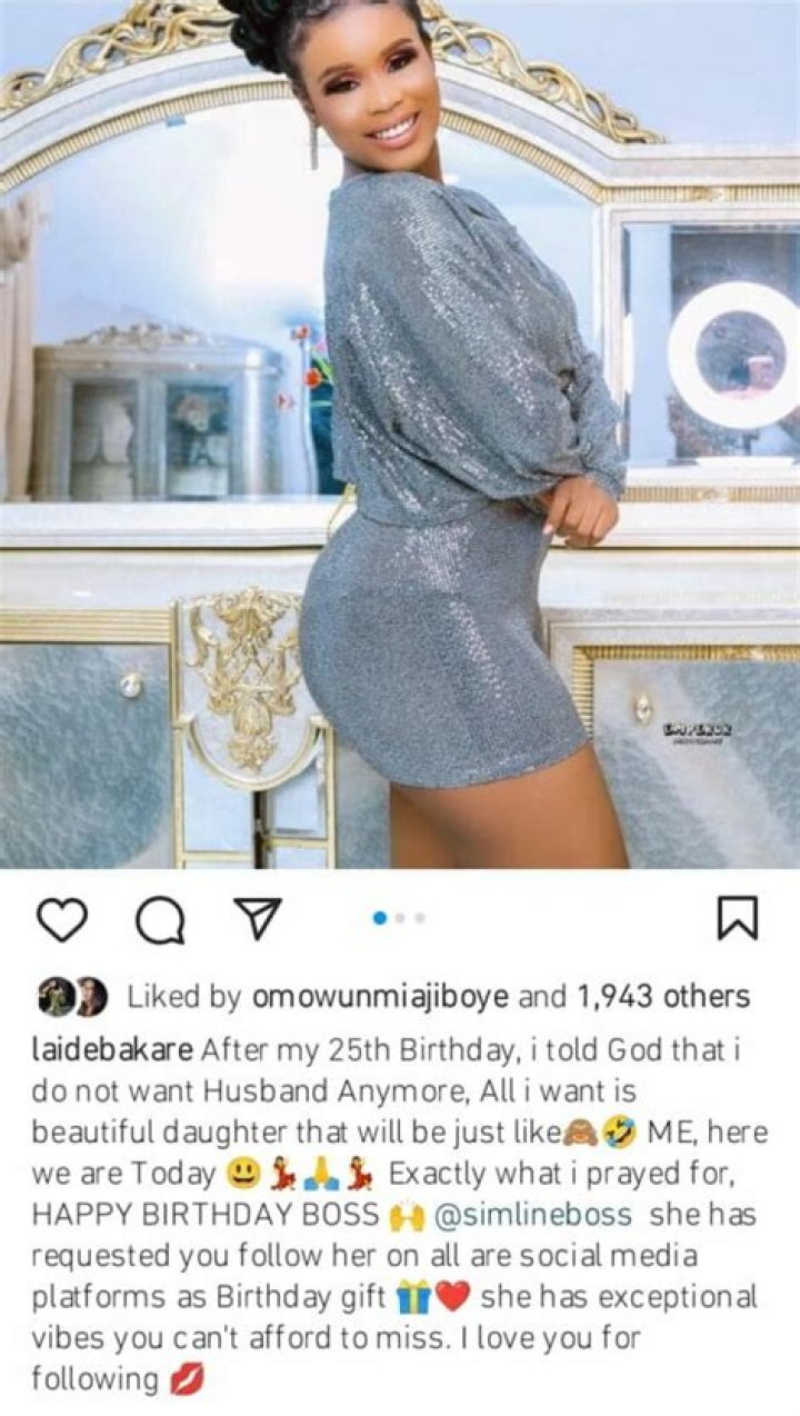 
“Why I Told God To Give Me A Daughter Rather Than A Husband” Laide Bakare Spills As She Celebrates Daughter’s Birthday 