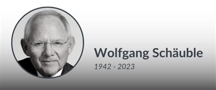 Wolfgang Schäuble Cause of Death
